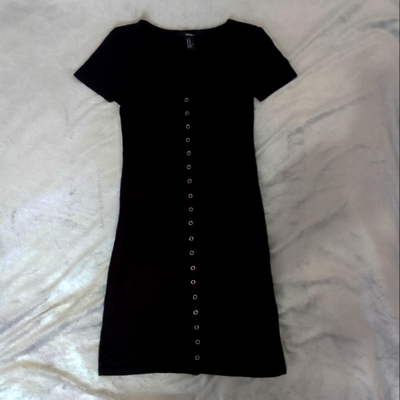 Black button up forever 21 dress - Picture 1 of 1